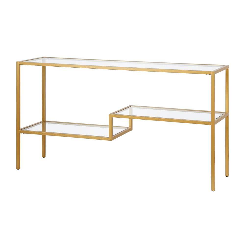 Lovett Glass Top Console Table