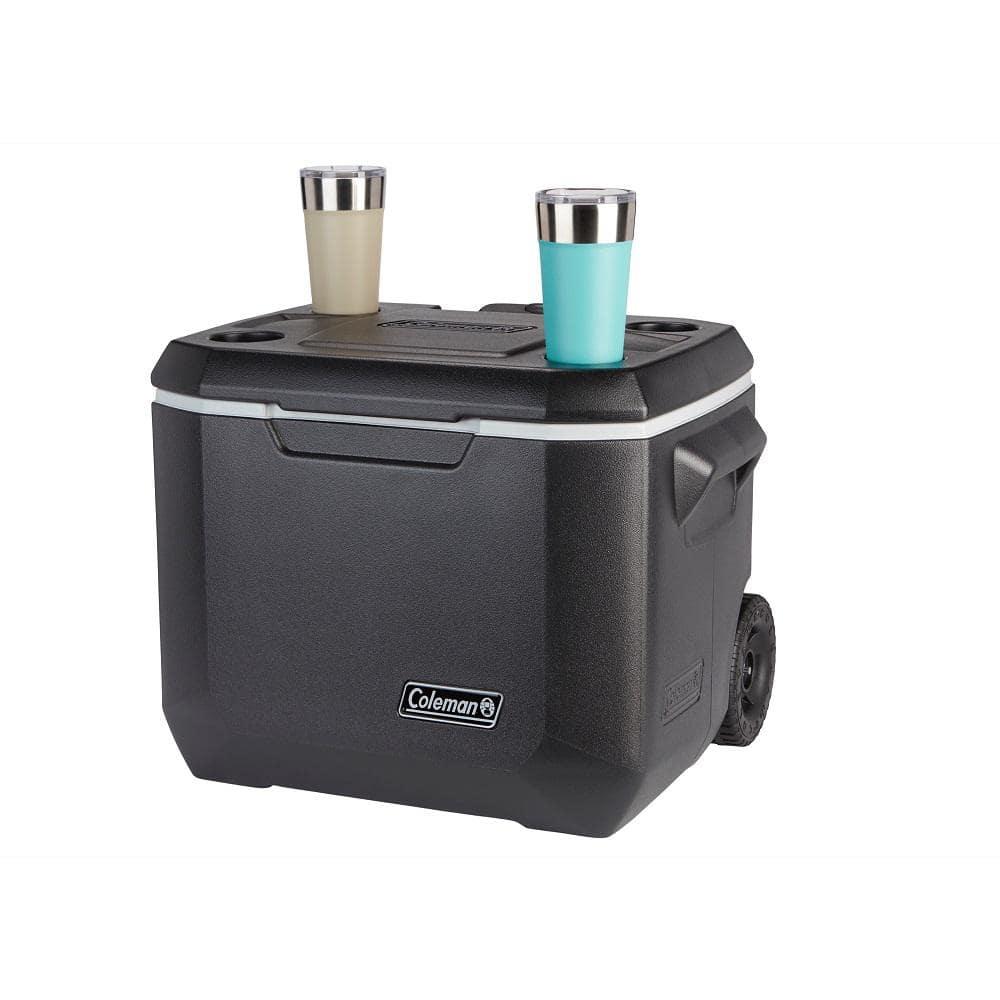 Coleman Xtreme 50 Quart 5-Day Hard Cooler with Wheels and Have-A-Seat Lid