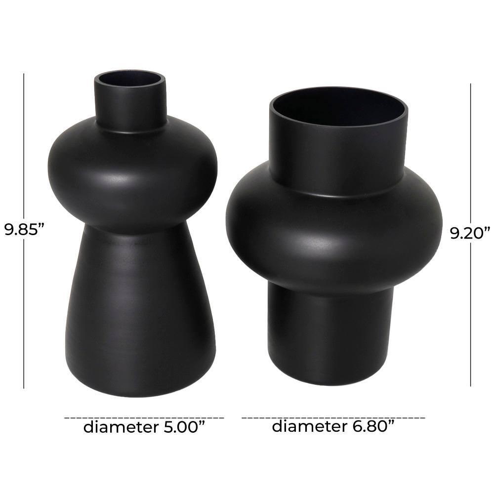 Mable 2-Piece Set Glass Table Vase