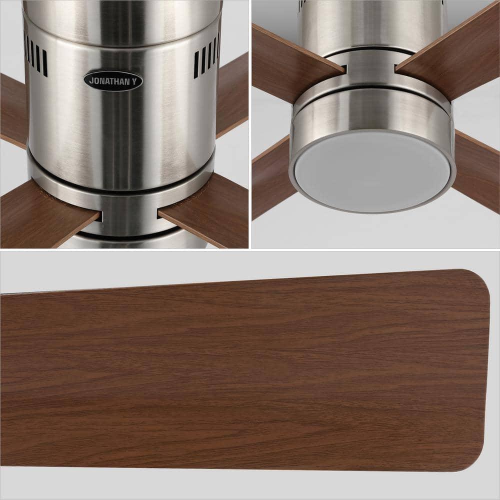 Jonathan Y Theo 52'' Ceiling Fan with LED Lights