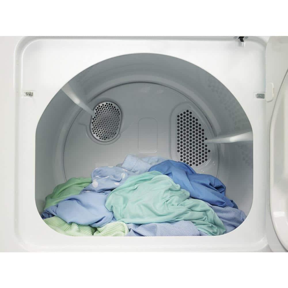 Amana 6.5 cu ft 240 mV White Electric Automatic Dryer