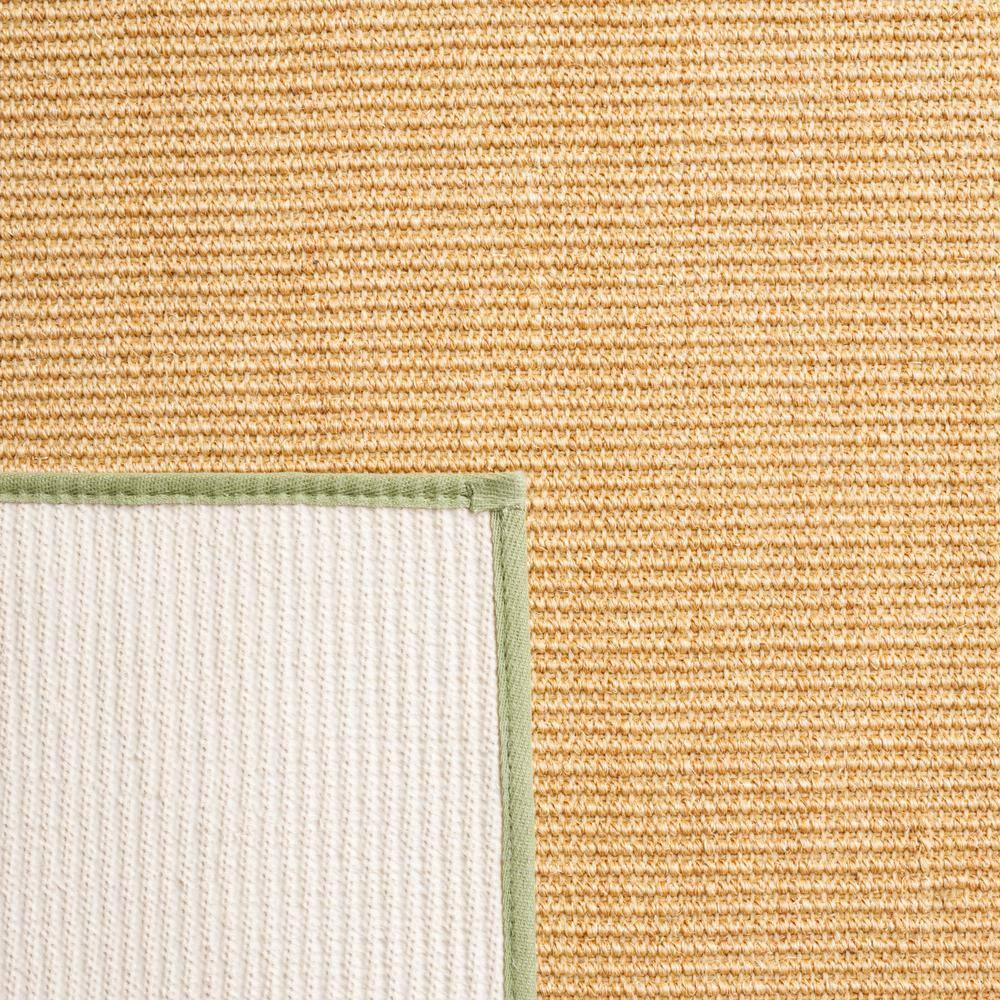 Martha Stewart Natural Fiber - MSR9501 - Indoor Power Loomed Area Rugs - Natural/Green - 5'x7'