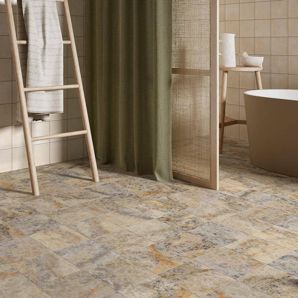 Supreme Tile Senzia Square 7.87 in. x 7.87 in. Matte Porcelain Marble look Floor and Wall Tile