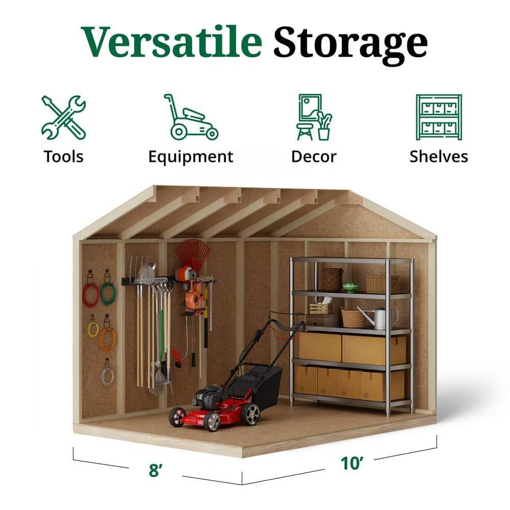 Value Workshop Outdoor Wood Storage Shed