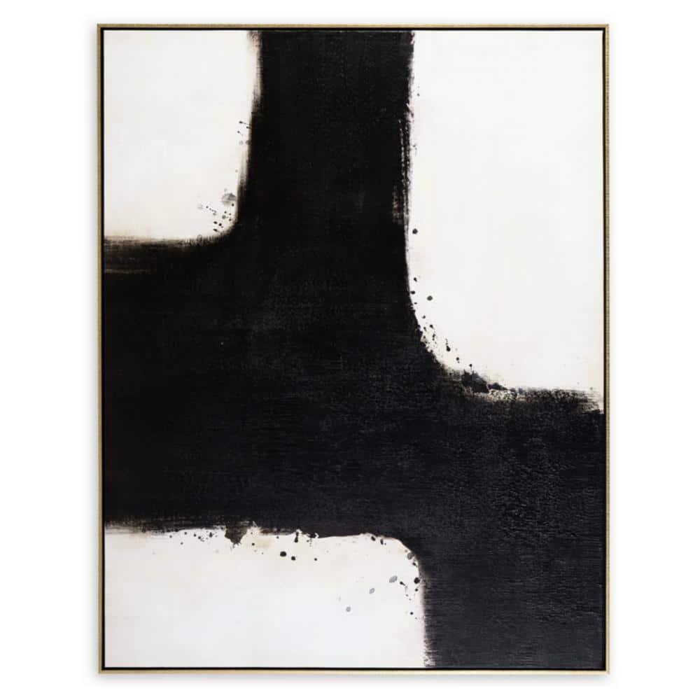 Signature Design by Ashley Contemporary Reighlea Wall Art  Black/White