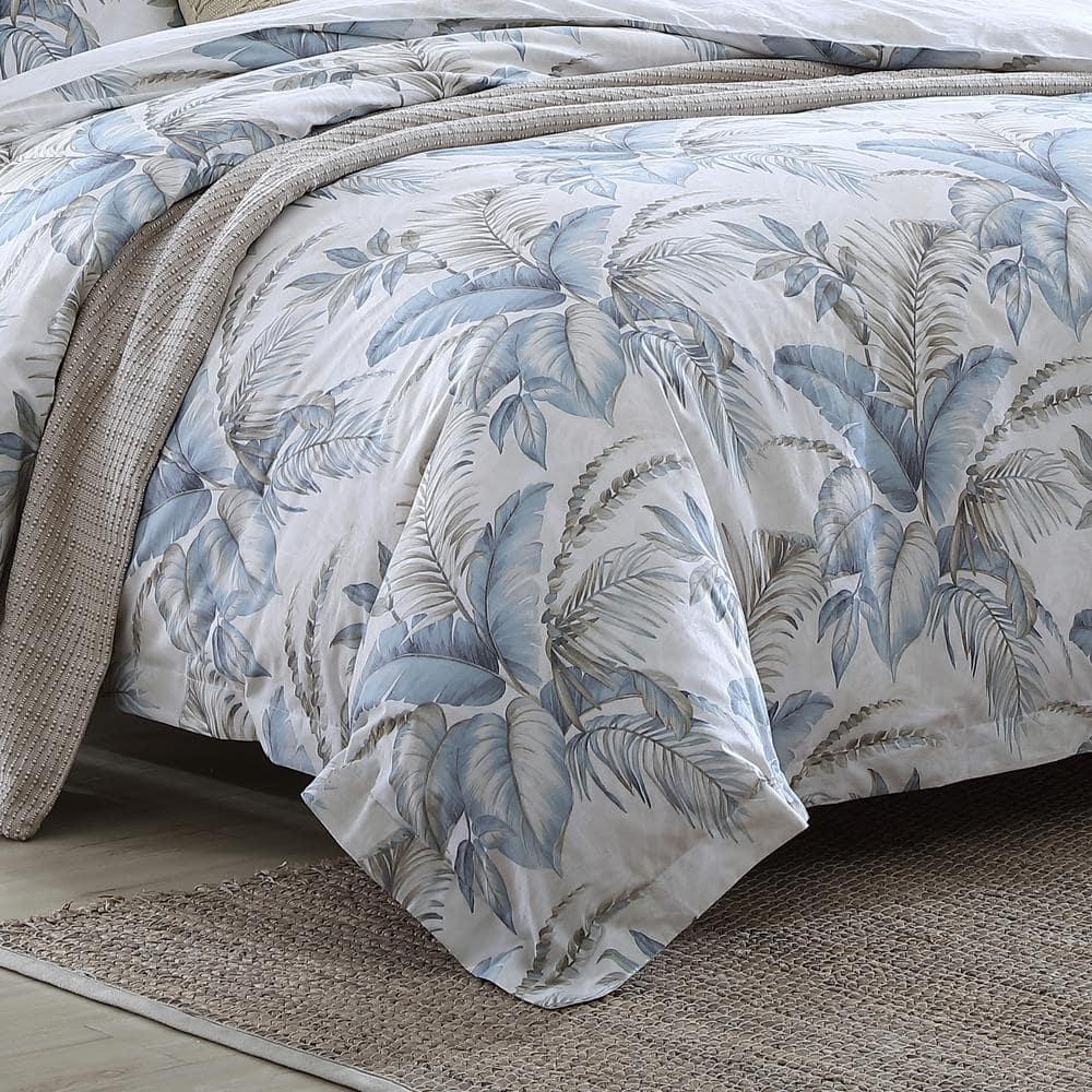 Tommy Bahama Bakers Bluff Blue Cotton Comforter Set