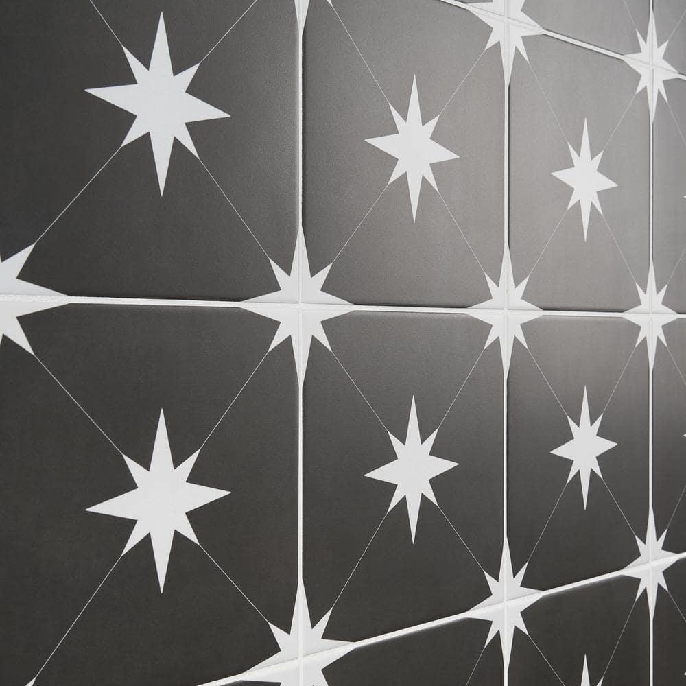 Polaris 9 in. x 9 in. Matte Porcelain Floor and Wall Tile (10.76 Sq. Ft. / Case)