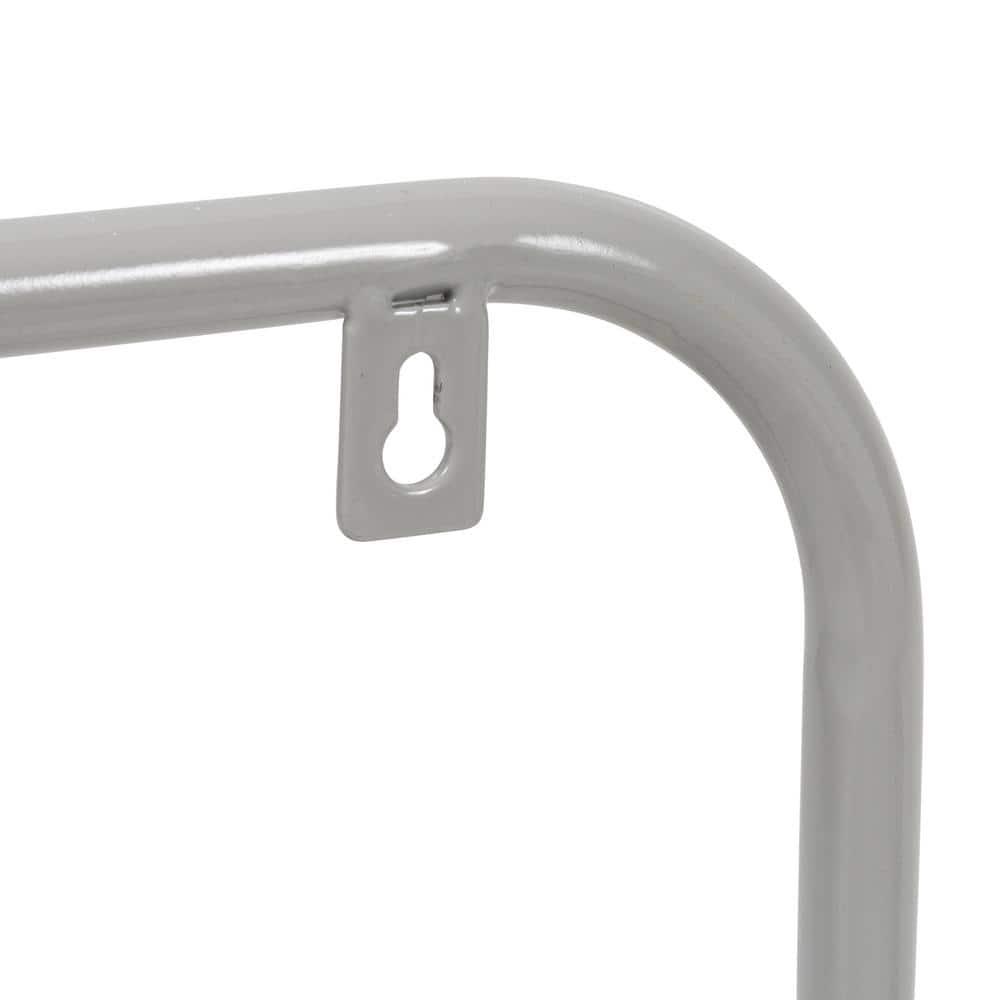 Honey-Can-Do Folding Steel Over-the-Door Mount or Wall Mount Clothes Drying Rack, Grey