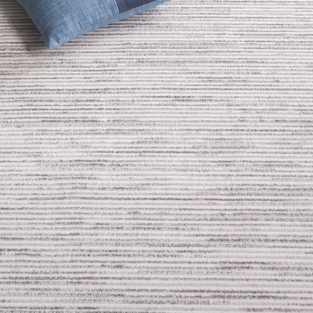 Mirage MIR470 Hand Woven Indoor Accent Rug - Ivory/Grey - 3'x5' - Safavieh