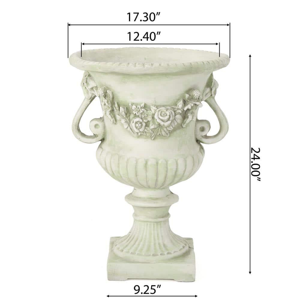 Fleur De Lis Living Exquisite Decorative Urn for Transforming Outdoor Spaces into Paradise