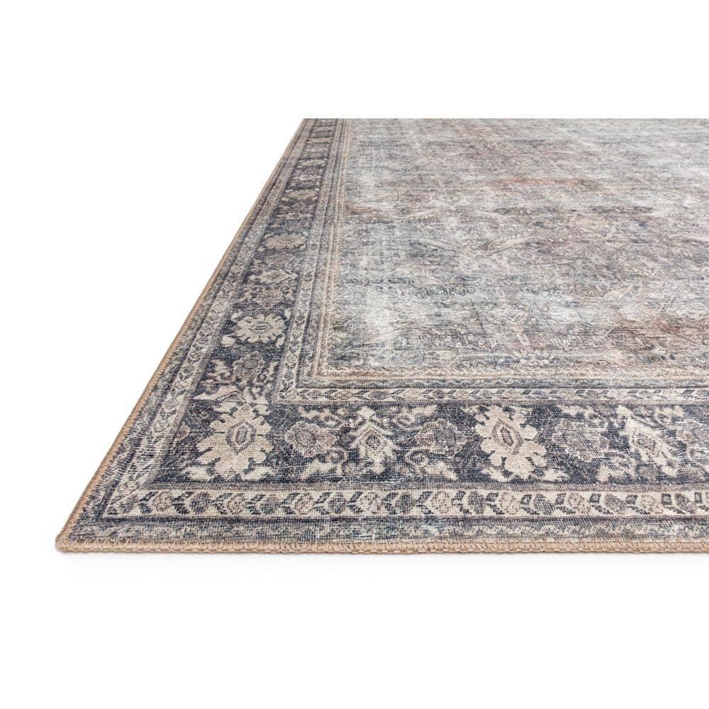 Loloi II Wynter WYN-07 Grey / Charcoal Oriental Area Rug 3'-6" x 5'-6"