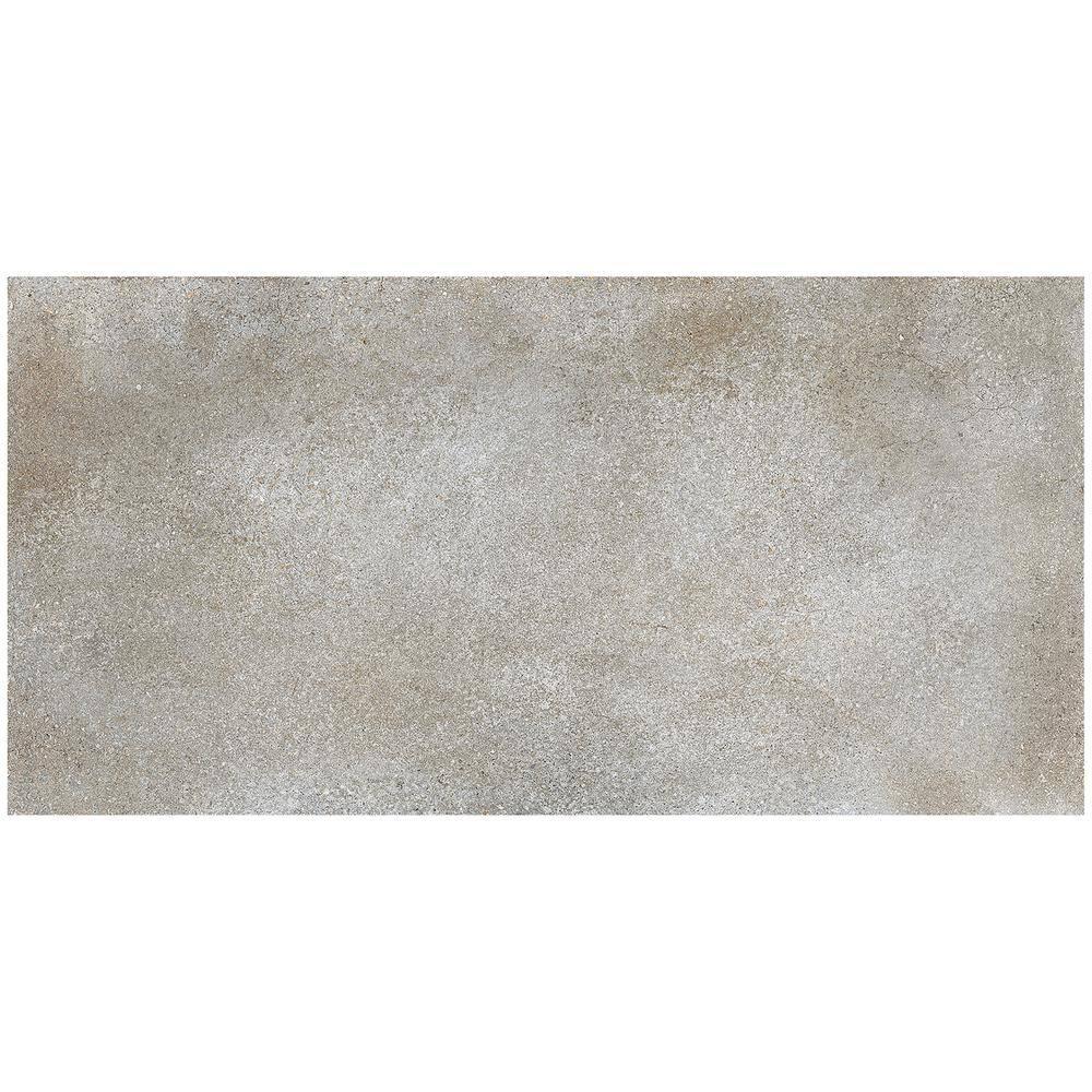 12" x 24" Porcelain Concrete Look Wall & Floor Tile