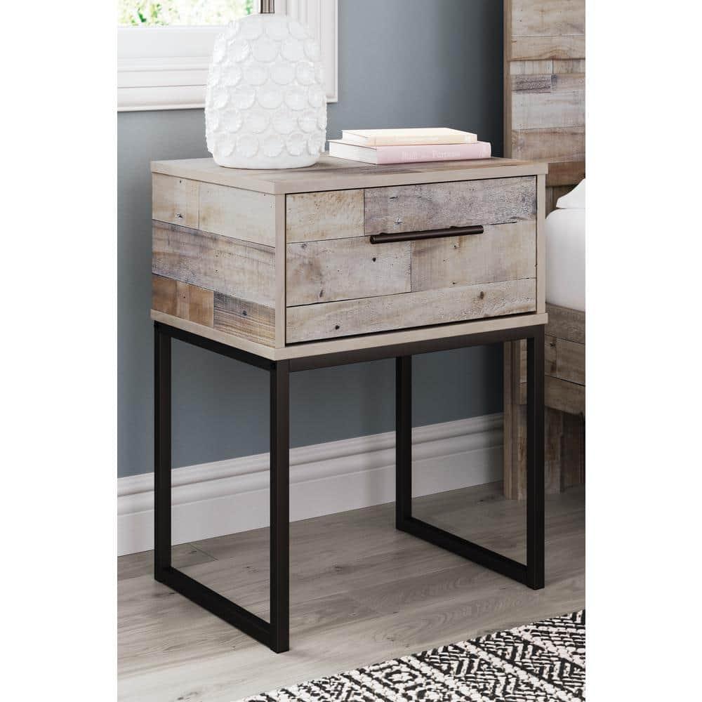 17 Stories Amayah One Drawer Wood Nightstand