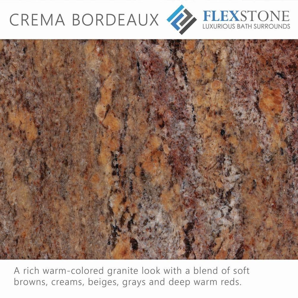 FlexStone Elegance 2-Panel 48"W x 36"D x 80"H Corner Shower Surround