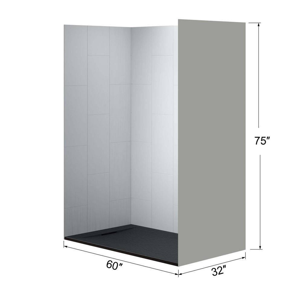 60'' W 75'' H Framed Rectangle Shower Stall