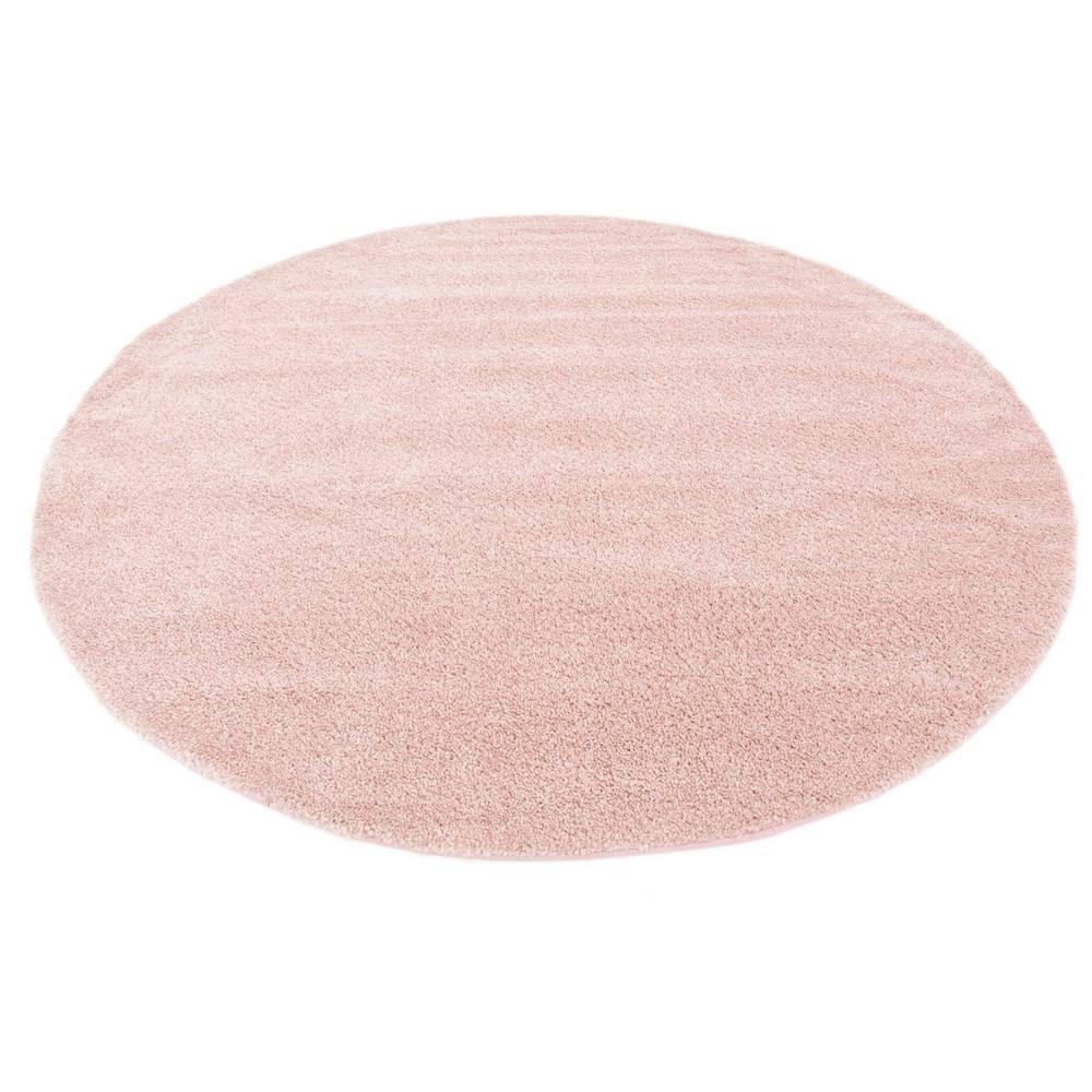 Unique Loom 8' 0 x 8' 0 Solo Calabasas Pink Area Rug