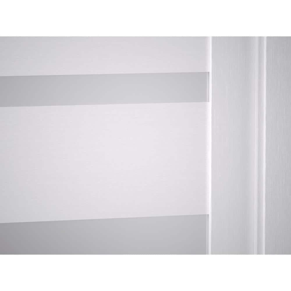 Belldinni Kina No Bore Solid Core 5-Lite Frosted Glass PP Finished Wood Composite Interior Door Slab