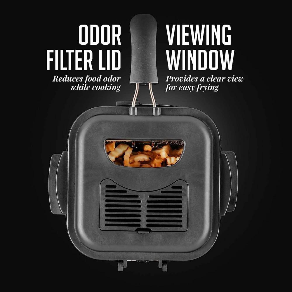Ovente OVENTE 1.5 Liter Electric Deep Fryer with Frying Basket