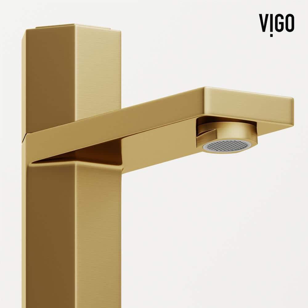 Nova 8" H Single Handle Single Hole Bathroom Faucet