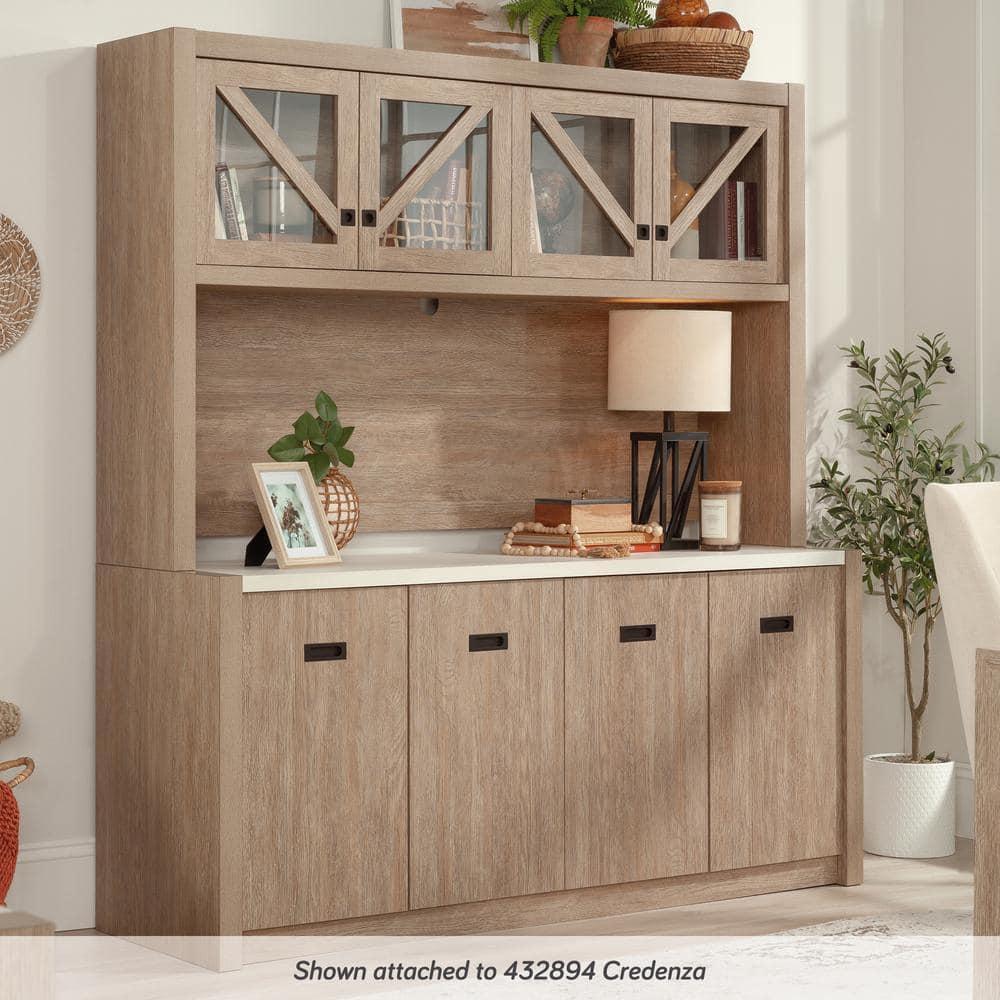 Inbox Zero Eraclio 65.984'' Wide 2 - Shelf Credenza with Cable Management