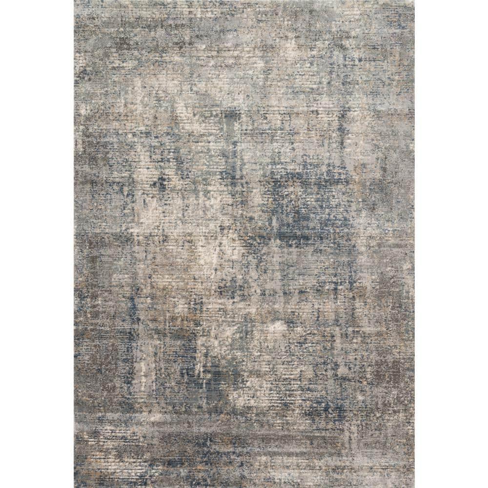 Loloi Teagan Denim / Slate 2'-8" x 7'-6" Runner Rug