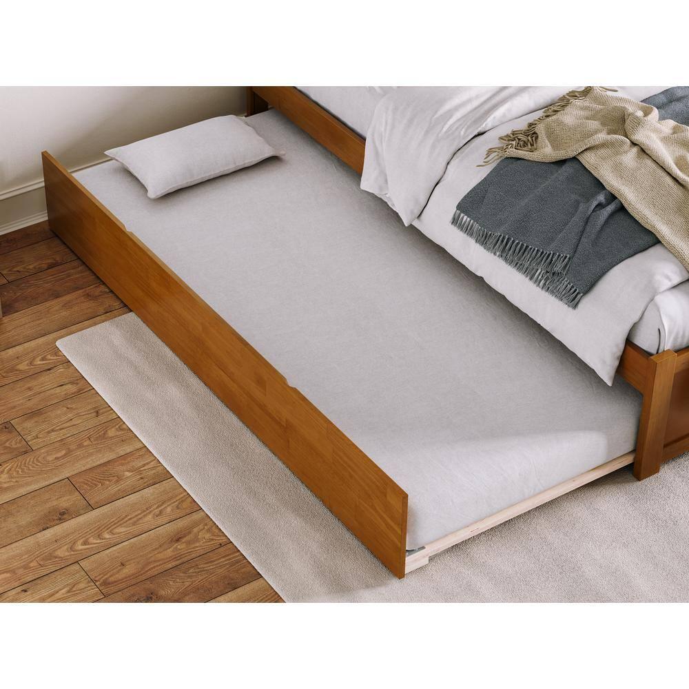 Solid Wood Platform Storage Bed
