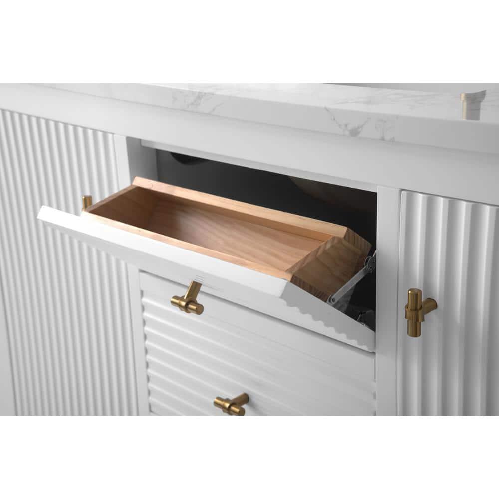 48'' Single Bathroom Vanity with Engineered Marble Top