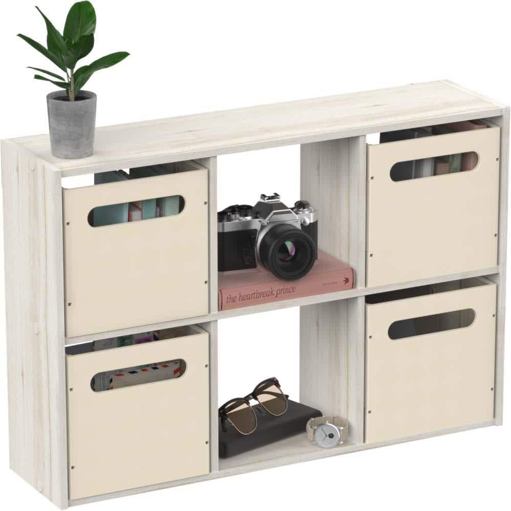 Mini 6-Cube Desktop or Wall Mount Organizer