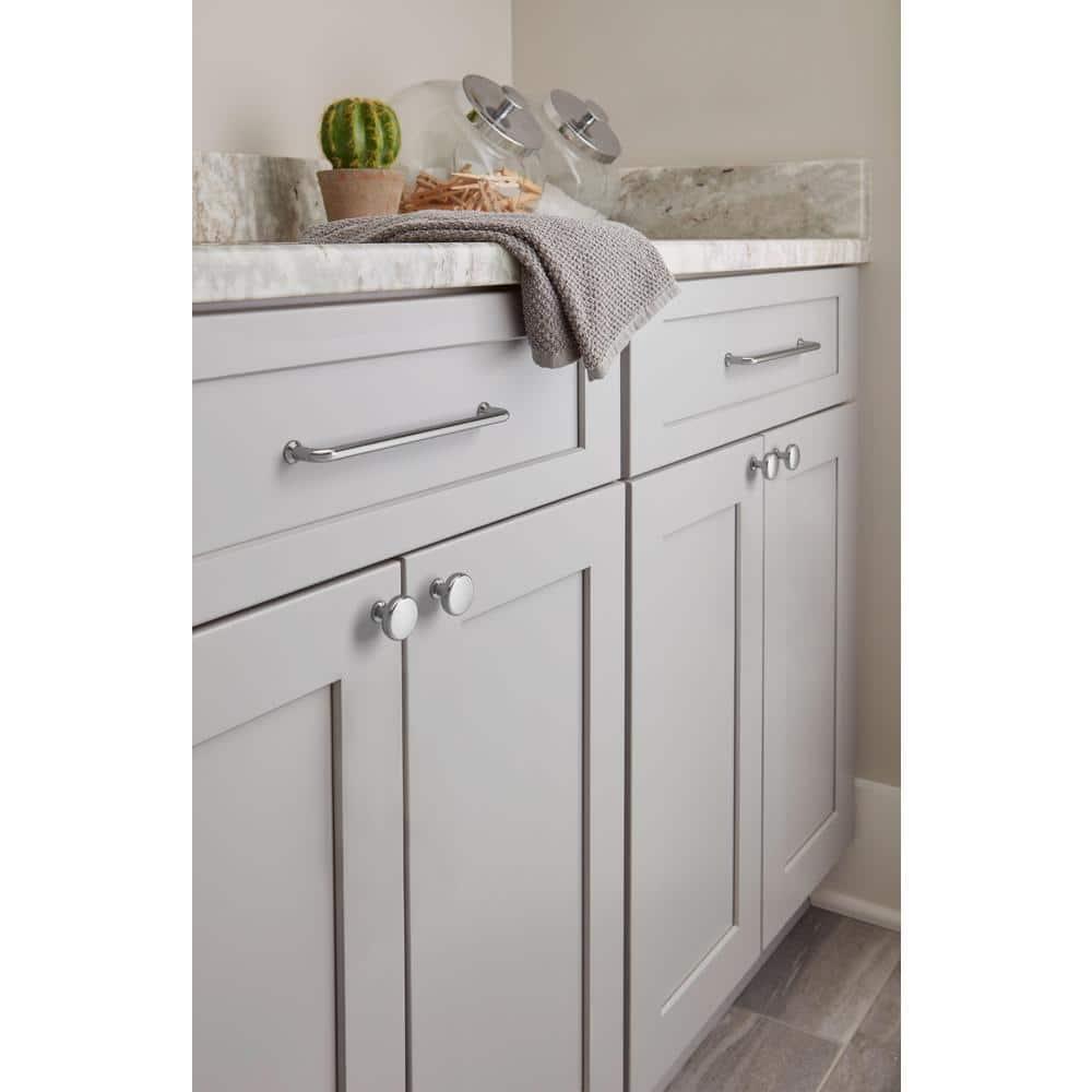 Amerock Factor 7-9/16 inch (192mm) Center-to-Center Polished Chrome Cabinet Pull
