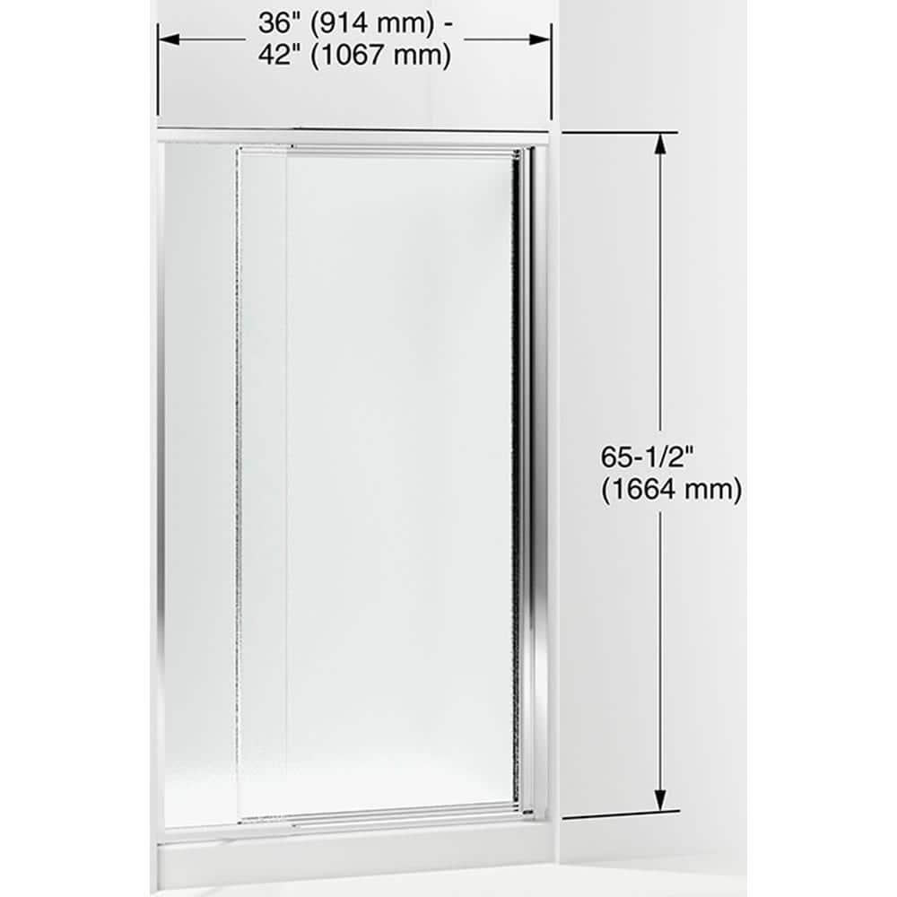Vista Pivot II 42'' x 65.5'' Pivot Shower Door