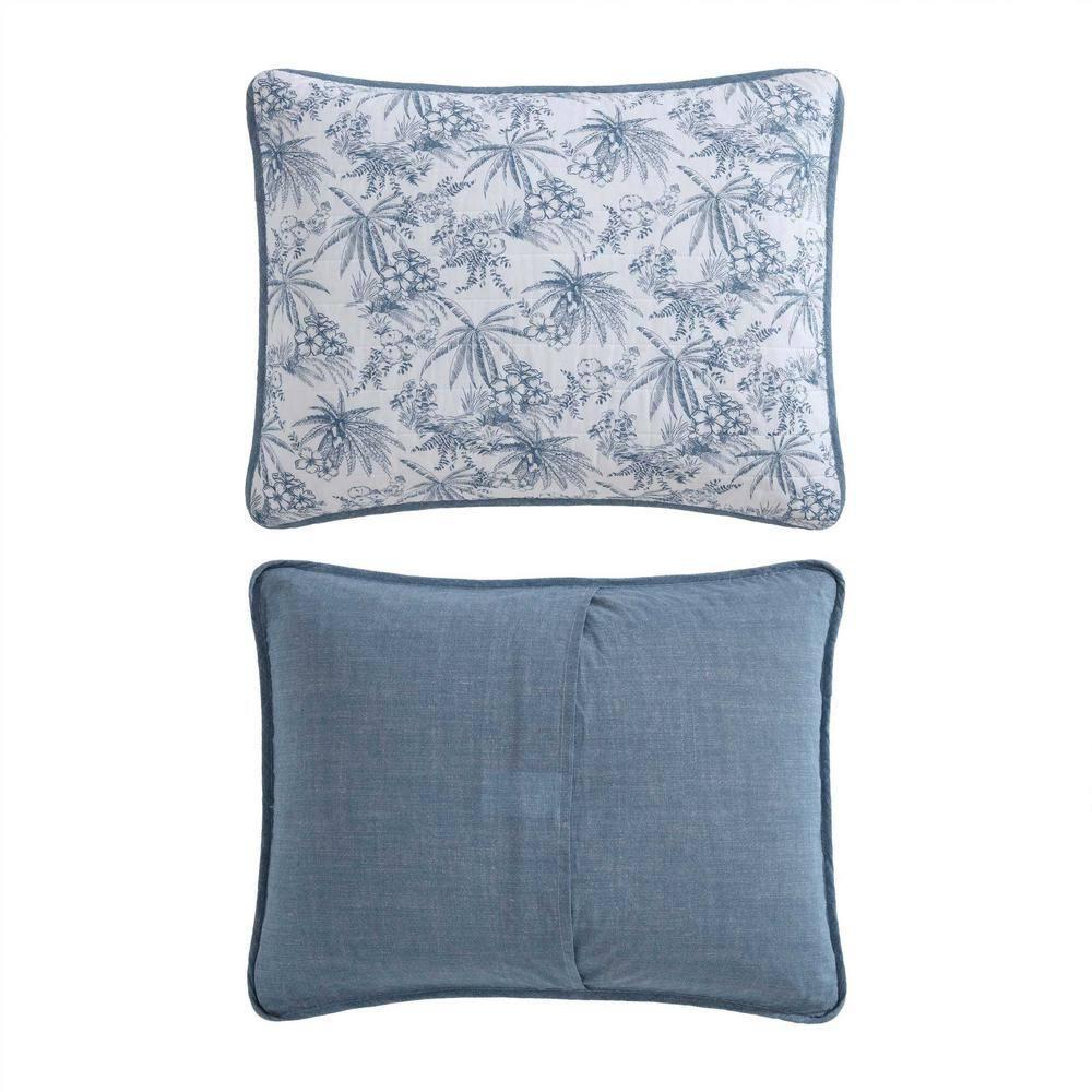 Tommy Bahama Home Tropical Cotton Floral Quilt Set