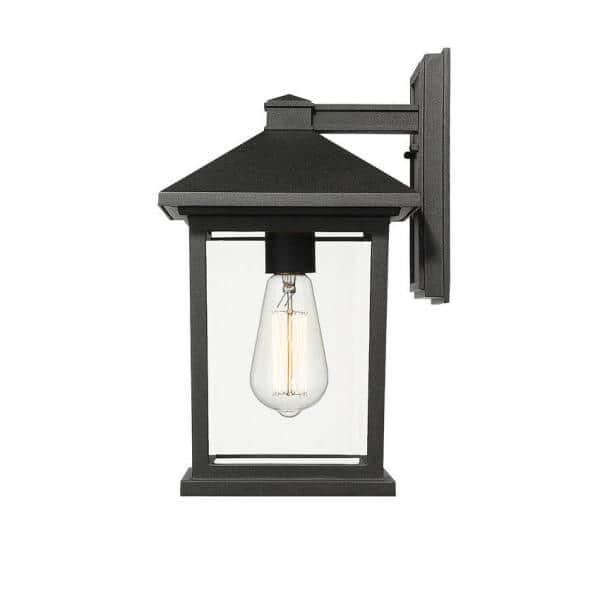 Z-Lite 531M-BK 1 Outdoor Wall Light, Black