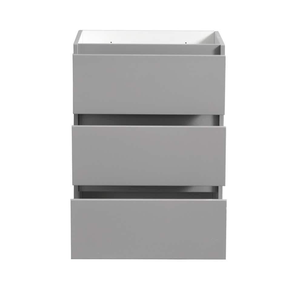 Lazzaro 24" Freestanding Single Modern Bathroom Cabinet - Cabinet Only (Top and Sink Not Included)