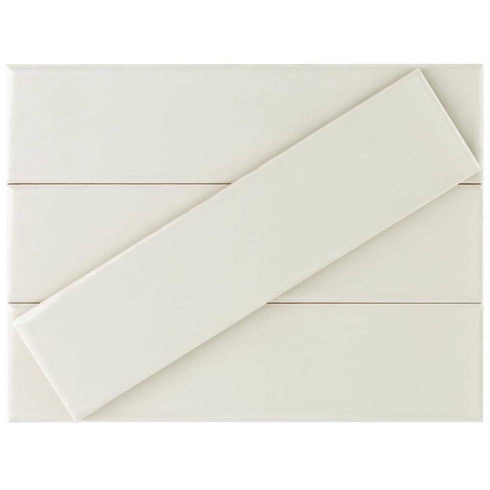 Midland 3'' W x 12'' L Polished Ceramic Subway Tile (5.38 sq. ft. / box)