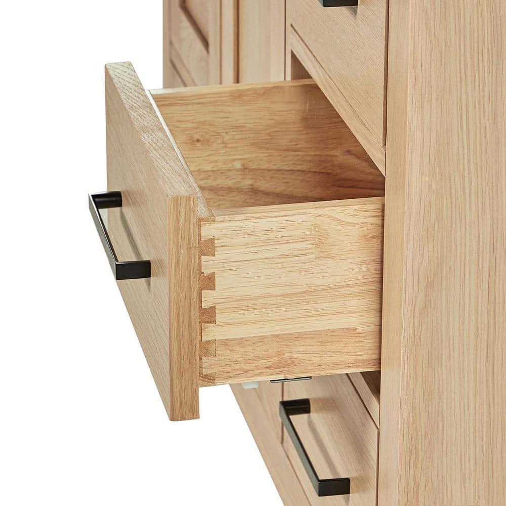 Ariel Bath Cambridge Single Bathroom Vanity with Carrara Marble Top