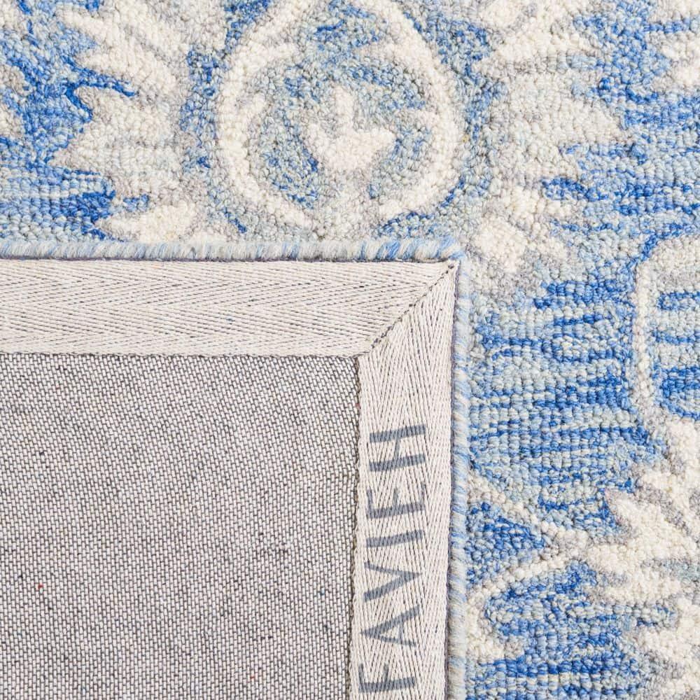 Micro-Loop MLP536 Hand Tufted Indoor Accent Rug - Blue/Ivory - 2'x3' - Safavieh