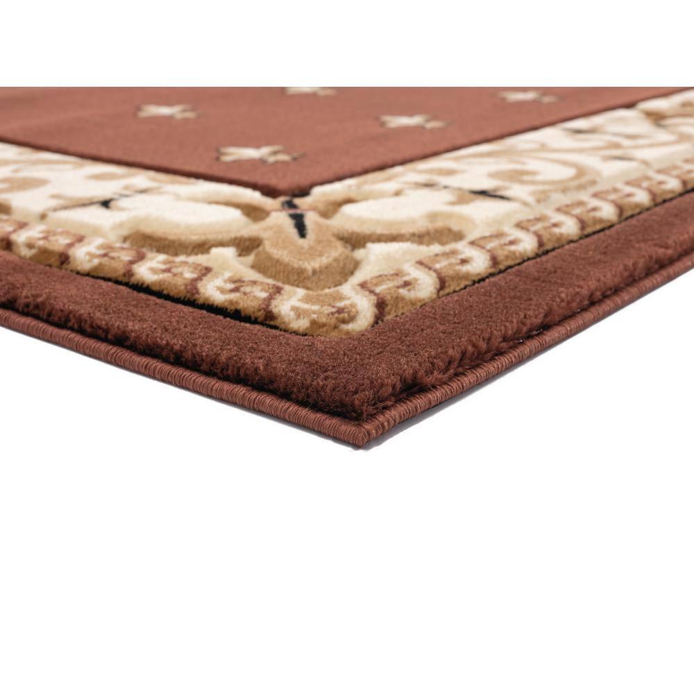 Bristol Wington Brown Rectangle Area Rug - 5 ft. 3 in. x 7 ft. 6 in.