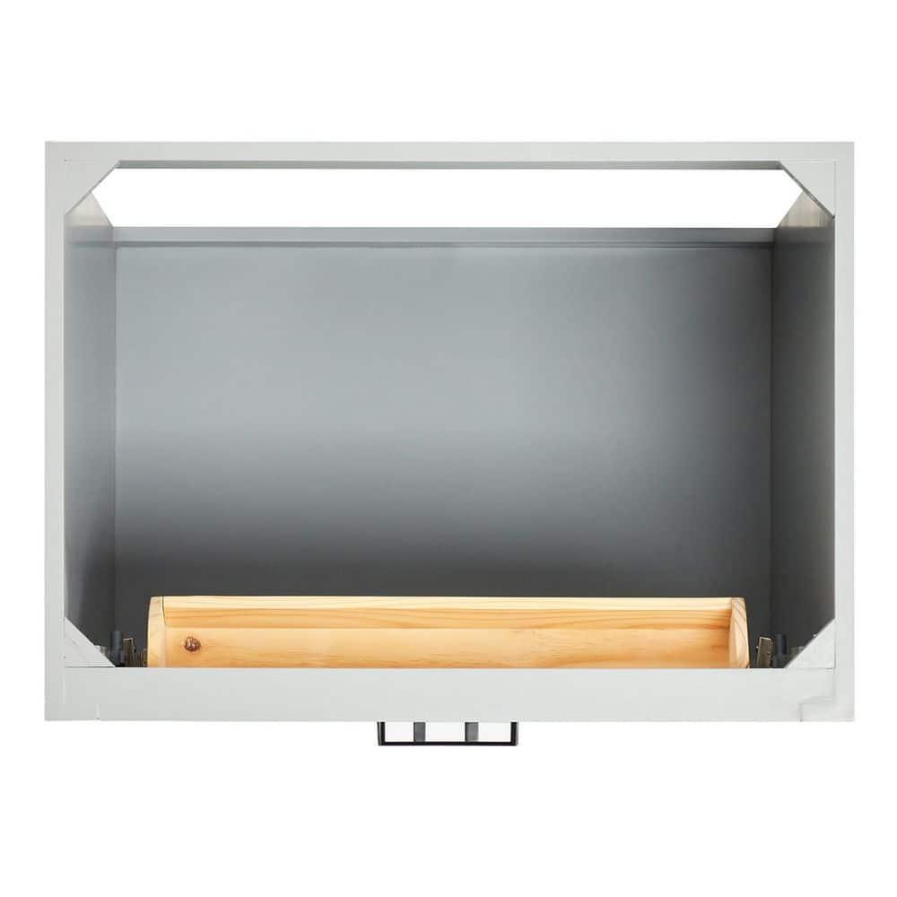 Tidworth 30.25'' Single Bathroom Vanity with Carrara Quartz Top