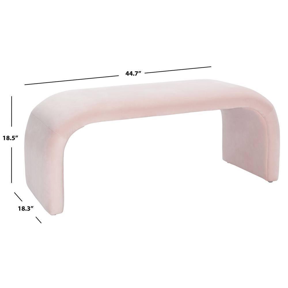Tenko Bench - Light Pink - Safavieh