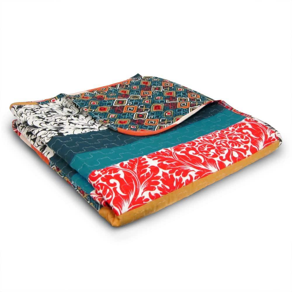 Boho Stripe Cotton Blanket