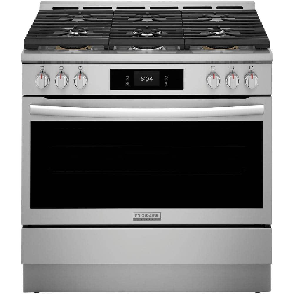 Frigidaire Gallery Frigidaire Gallery 30" 4.6 Cubic Feet Smart Dual Fuel Free Standing Range with 6 Burners GCFD3661AF