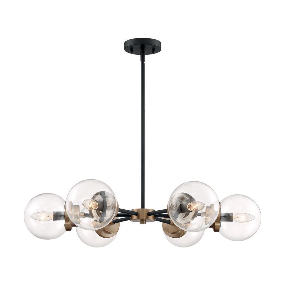 Nuvo Lighting - Axis-6 Light Chandelier in Industrial Style-29.63 Inches Wide by