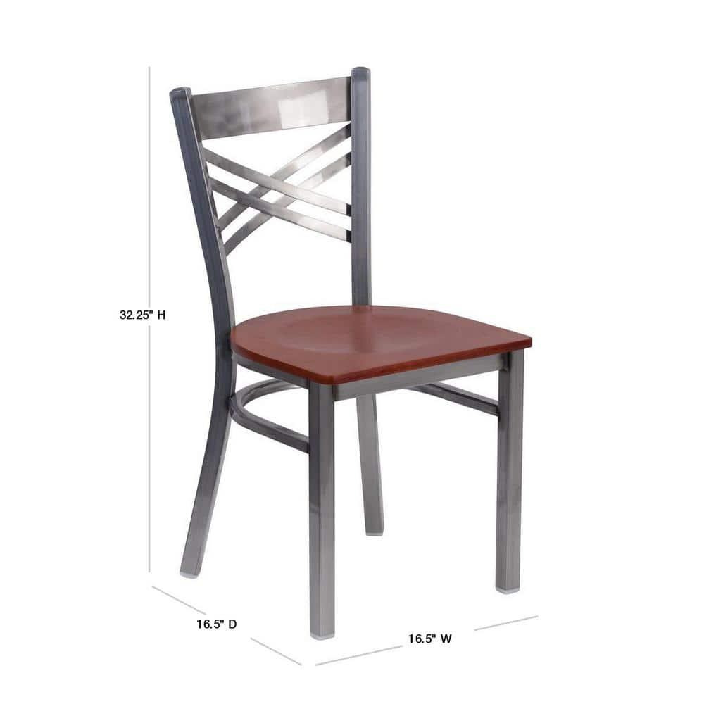 Flash Furniture Athena Cross Back Side Chair