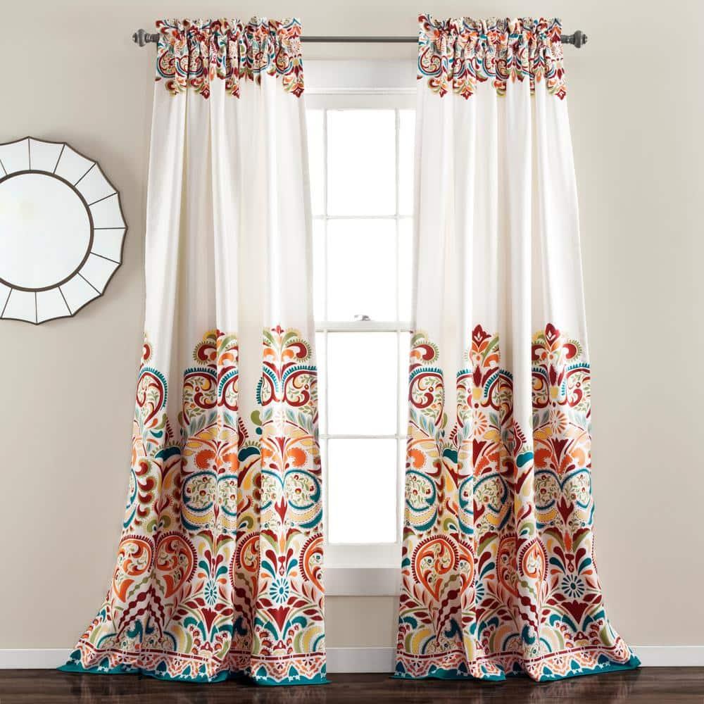 Lush Decor Polyester Room Darkening Curtain Pair (Set of 2)