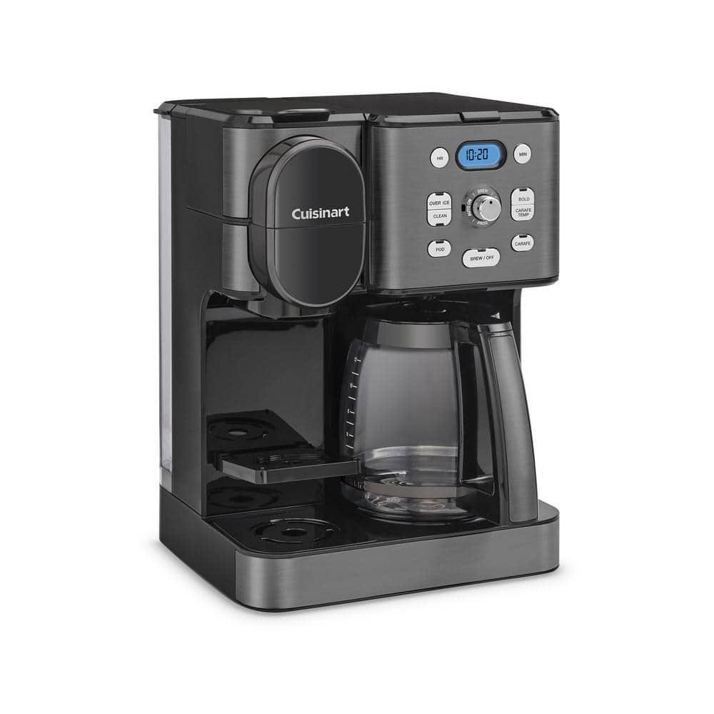 Cuisinart ® Coffee Center ® Black Stainless Steel 12-Cup Coffee Maker and Single Brewer