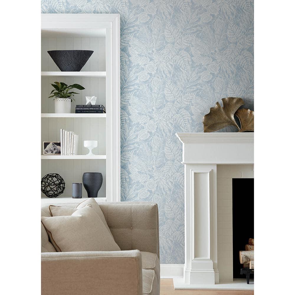 Brentwood Palm Leaves Wallpaper