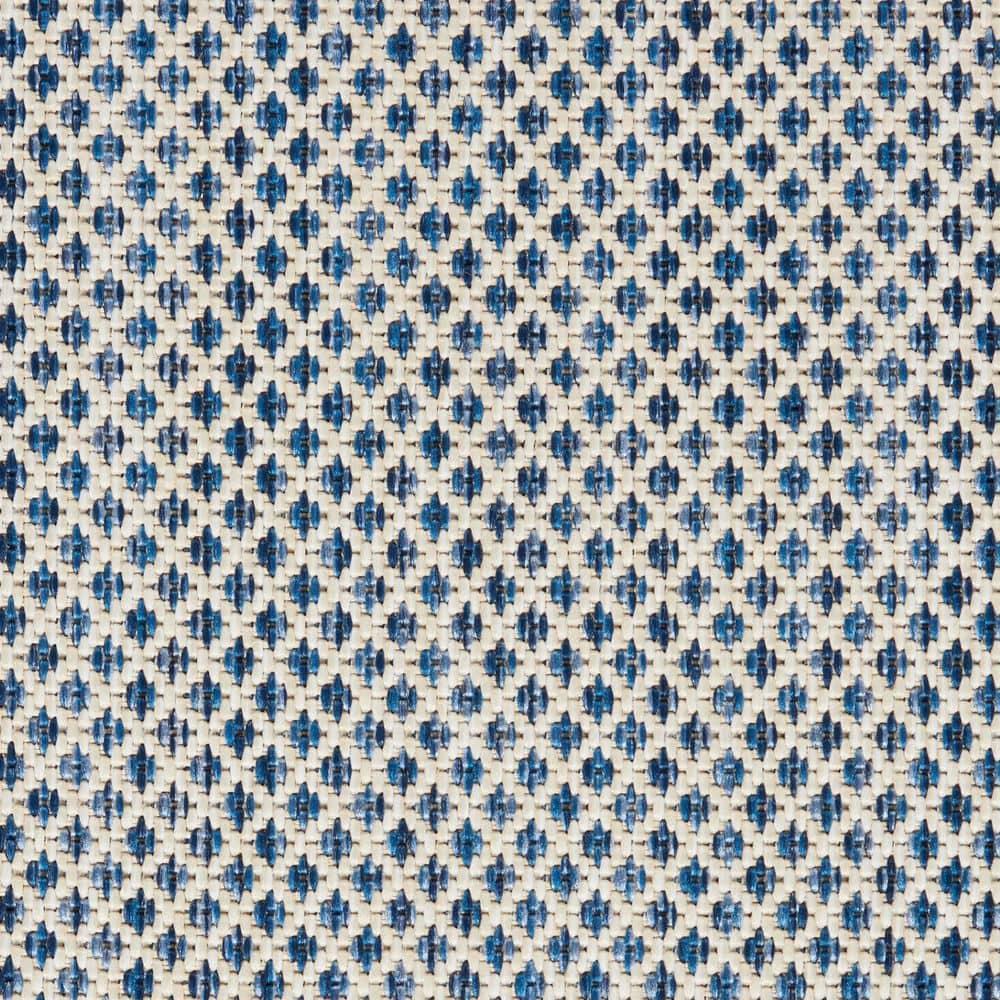 Nourison Courtyard COU01 Indoor/outdoor Area Rug - Ivory Blue 8' x 10'