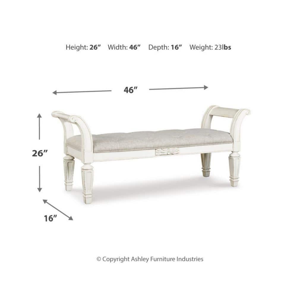 Kelly Clarkson Home Hayley Polyester Upholstered Bench