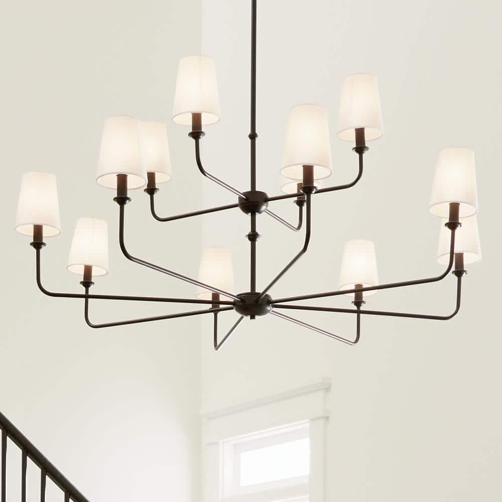 12 - Light Dimmable Classic / Traditional Chandelier