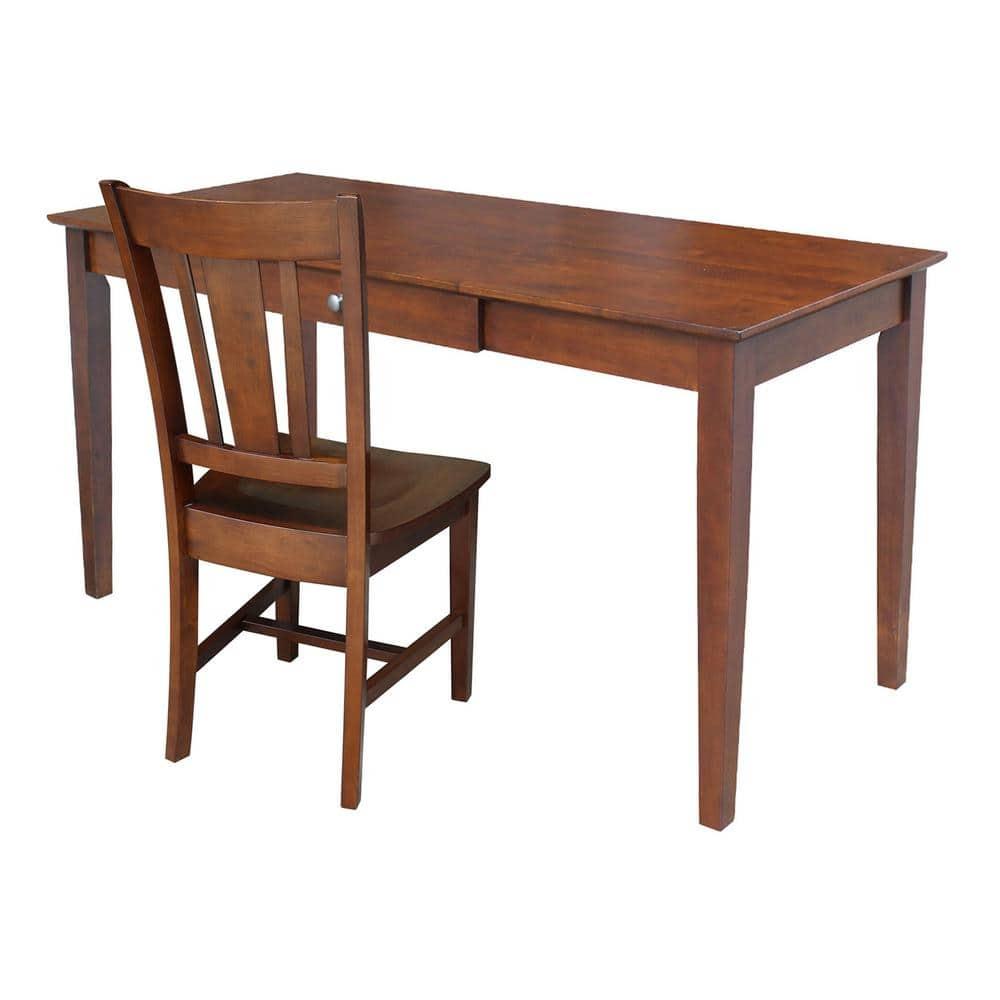 International Concepts Desk With Drawer - Larger Size And Chair